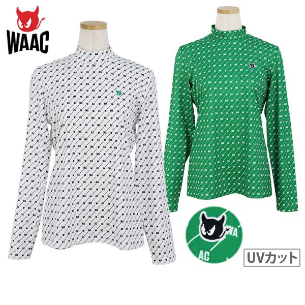 High Neck Shirt Ladies Wuck WAAC Japan Genuine 2024 Spring / Summer New Golf Wear