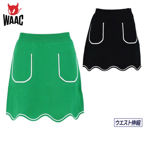 니트 스카트 숙녀 wuck waac Japan Genuine 2024 Spring / Summer New Golf Wear