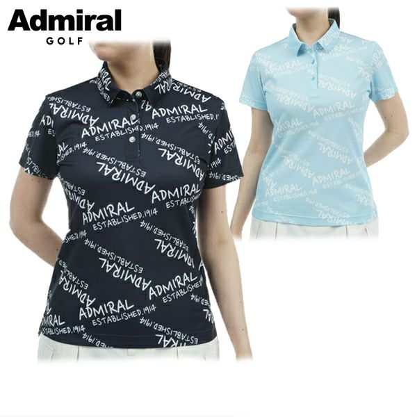 Poro Shirt Ladies Admiral Golf ADMIRAL GOLF Japan Genuine 2024 Spring / Summer New Golf Wear