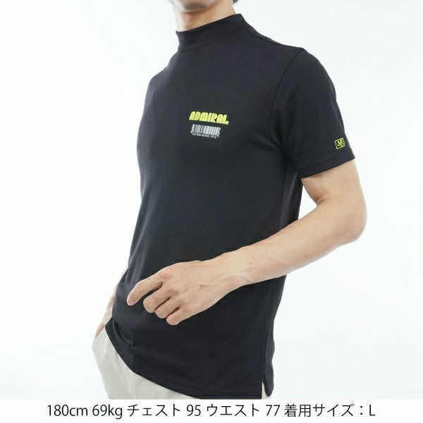 High Neck Shirt Men's Admiral Golf ADMIRAL GOLF Japan Genuine 2024 Spring / Summer New Golf Wear
