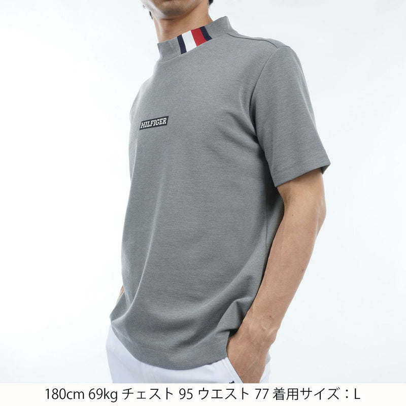高頸襯衫男士湯米·希爾菲格高爾夫湯米·希爾菲格高爾夫高爾夫日本正版2024春季 /夏季新高爾夫服裝