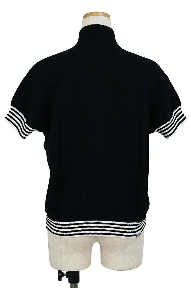 스웨터 레이디 흑백 흑백 2024 스프링 / 여름 골프 착용