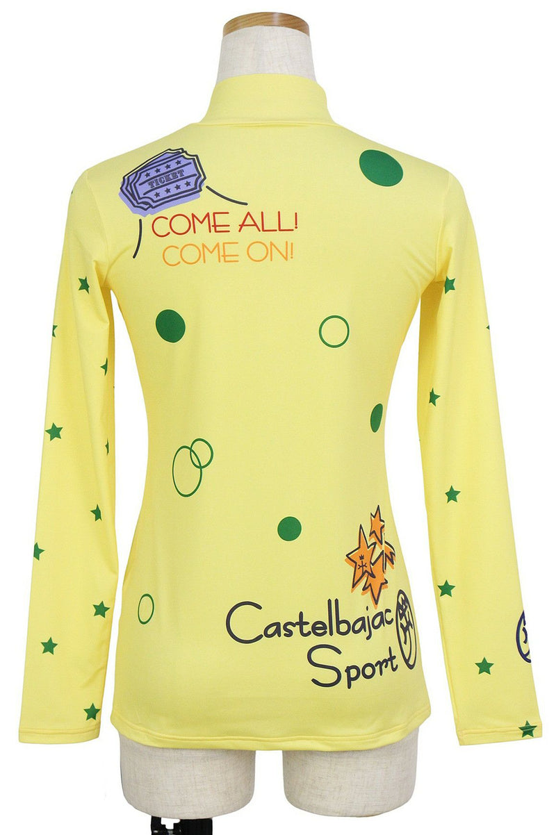High Neck Shirt Ladies Castel Ba Jack Sports Castelbajac Sport 2024 Spring / Summer New Golf wear
