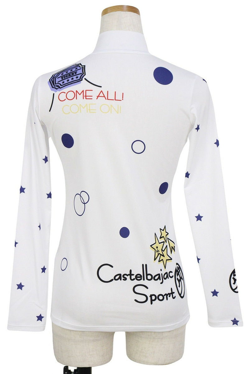 High Neck Shirt Ladies Castel Ba Jack Sports Castelbajac Sport 2024 Spring / Summer New Golf wear