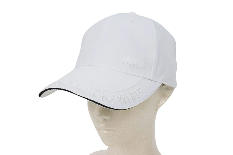 帽子男士女士黑白白线黑色和白色系2024春季 /夏季新高尔夫