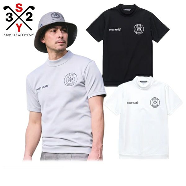Sweet Equity Golf Japan Genuine 2024 Spring / Summer New Golf Wear의 Sweet Years Golf Eswisarty High Neck Shirt Men 's Sy32