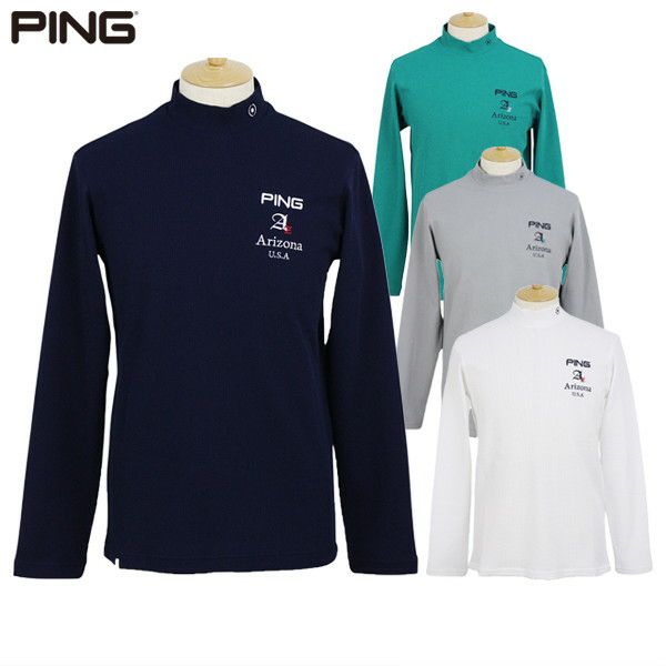 ハイネックシャツ メンズ ピン PING 2024 春夏 新作 ゴルフウェア