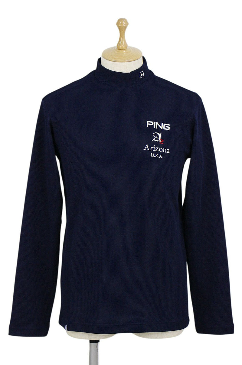 High Neck Shirt Men's Ping Ping 2024 Spring / Summer New Golf Wear