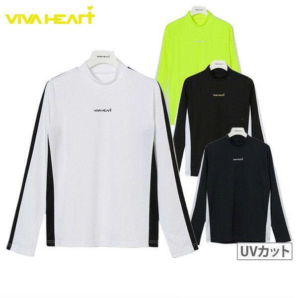 High Neck Shirt Ladies Viva Heart VIVA HEART 2024 Spring / Summer New Golfware