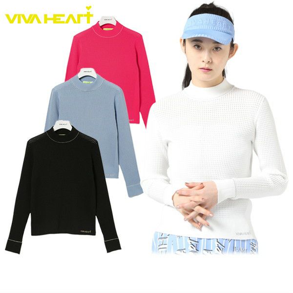 Sweater Ladies Viva Heart VIVA HEART 2024 Spring / Summer New Golf Wear