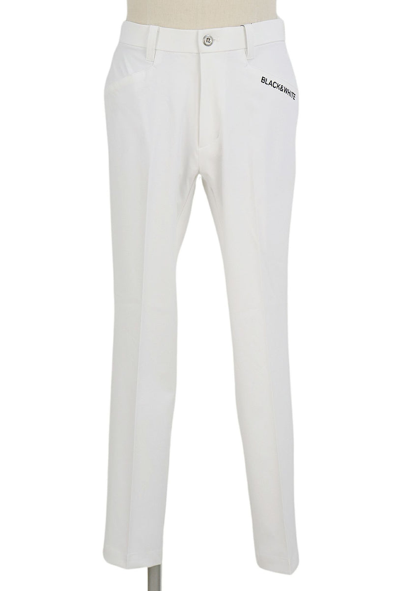 바지 남자 흑백 흰색 라인 흑백 흰색 라인 2024 봄 / 여름 새 골프 착용