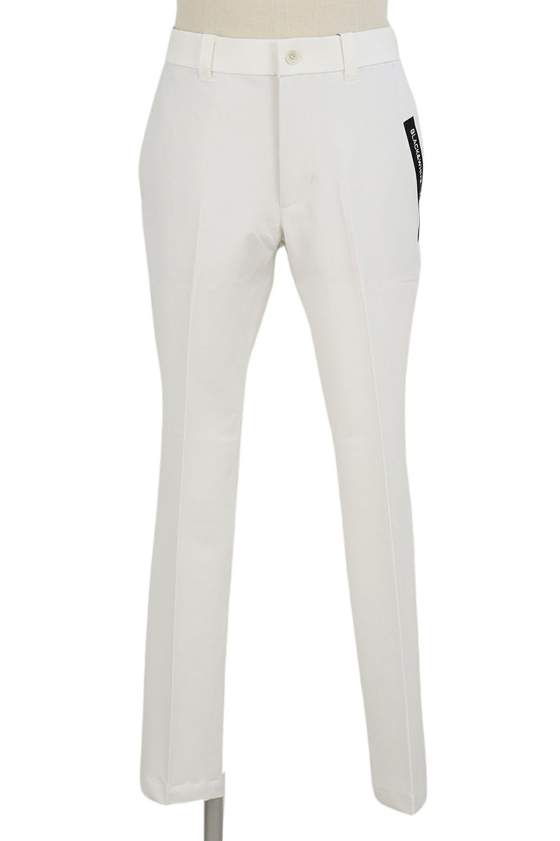 裤子男士黑白白线黑色和白色白线2024春季 /夏季新高尔夫服