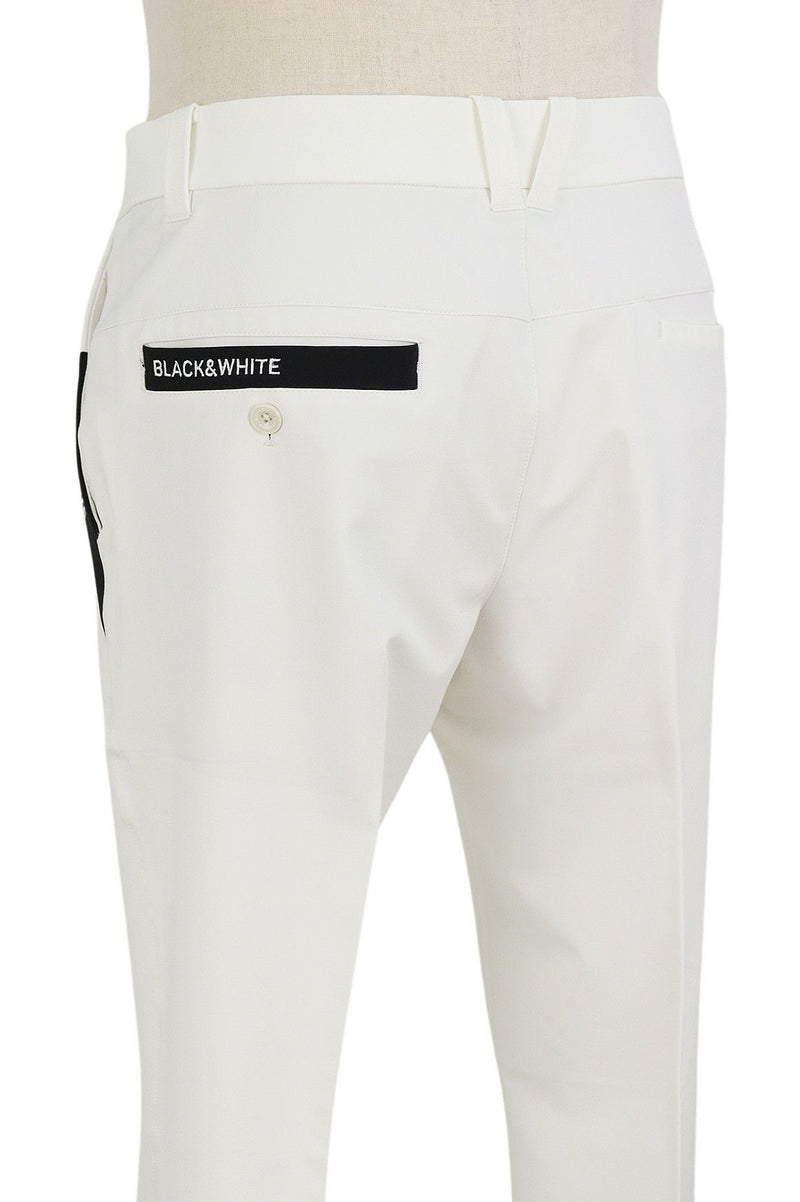 パンツ メンズ ブラック＆ホワイト ホワイトライン Black＆White WHITE Line 2024 春夏 新作 ゴルフウェア