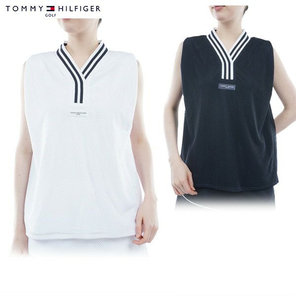 V -neck shirt Ladies Tommy Hilfiger Golf TOMMY HILFIGER GOLF Japan Genuine 2024 Spring / Summer New Golf Wear