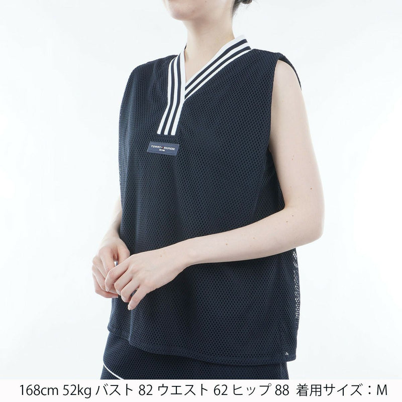 v-奈克襯衫女士湯米·希爾菲格高爾夫湯米·希爾菲格高爾夫日本正版2024春季 /夏季新高爾夫服裝