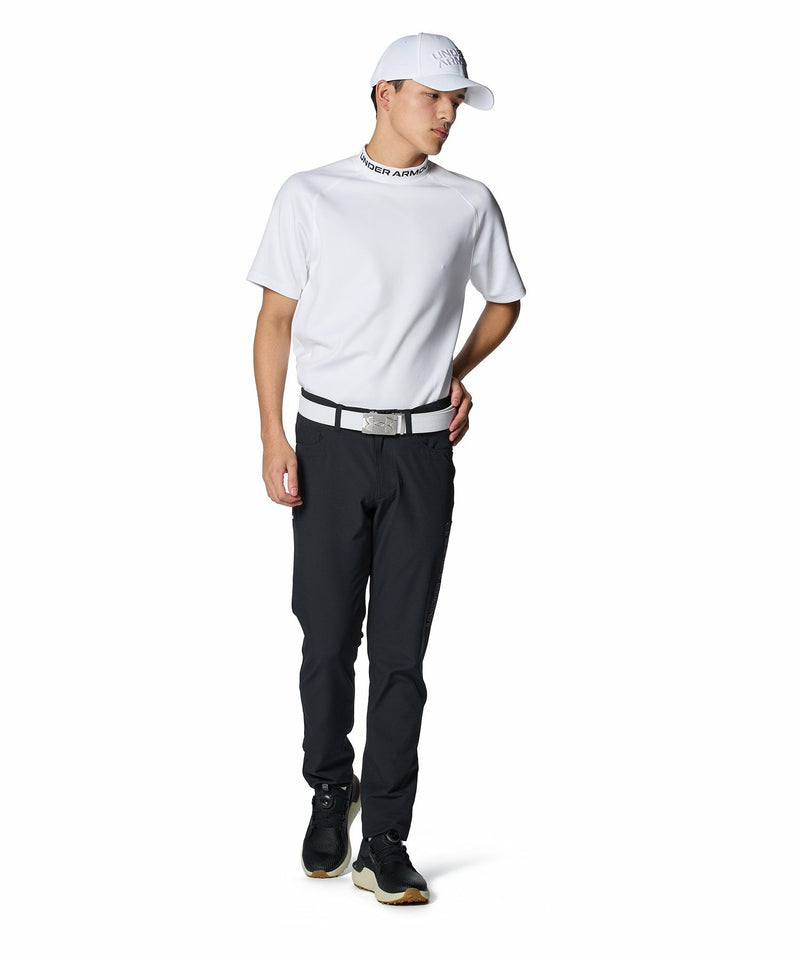 High Neck Shirt Men's Under Armor Golf Under Armor Golf Japan Genuine 2024 Spring / Summer New Golf Wear