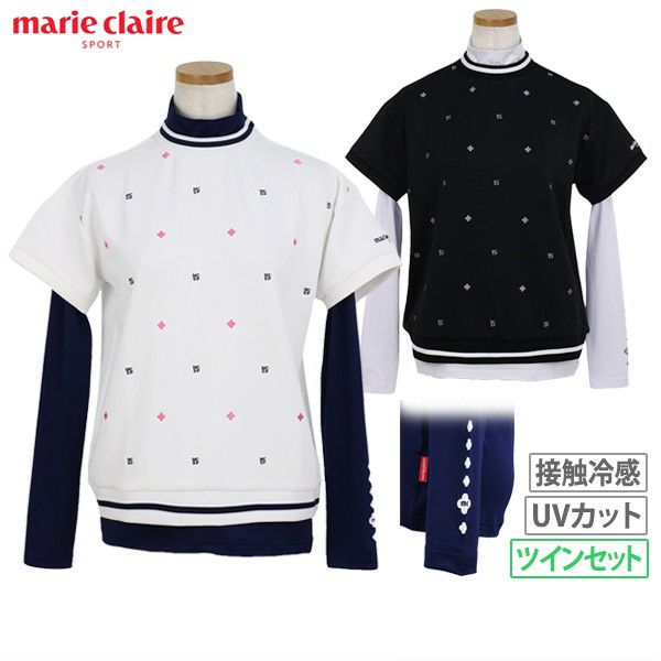High Neck Shirt Ladies Mariclail Mari Crair Sport Marie Claire Sport 2024 Spring / Summer New Golf Wear