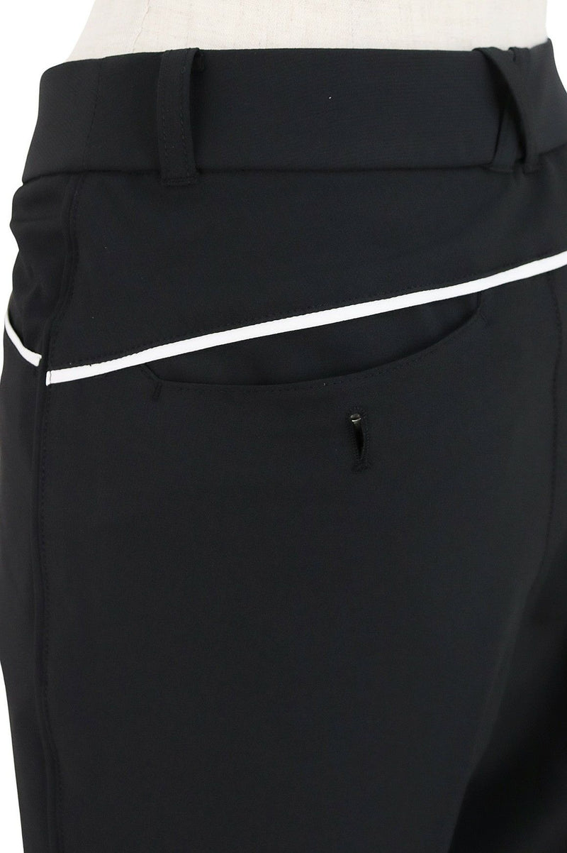 裤子女士黑白白线黑色和白色白线2024春季 /夏季新高尔夫服装