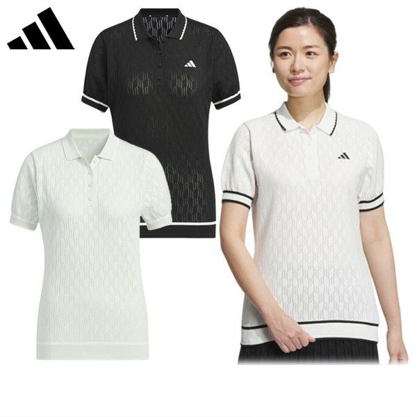 포로 셔츠 숙녀 아디다스 아디다스 골프 아디다스 골프 일본 진짜 2024 스프링 / 여름 새 골프웨어