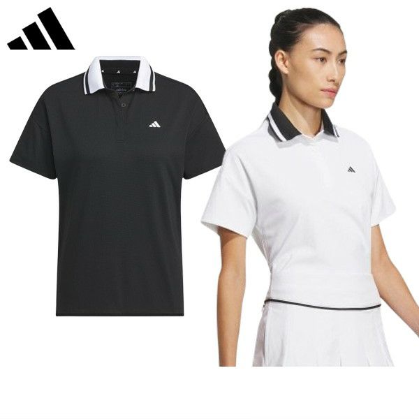 Poro衬衫女士阿迪达斯高尔夫阿迪达斯高尔夫日本真实2024春季 /夏季新高尔夫服装