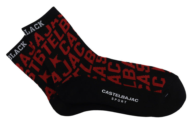 Socks Men's Castelba Jack Sports Blackline Castelbajac Sport Black LINE 2024 Spring / Summer New Golf