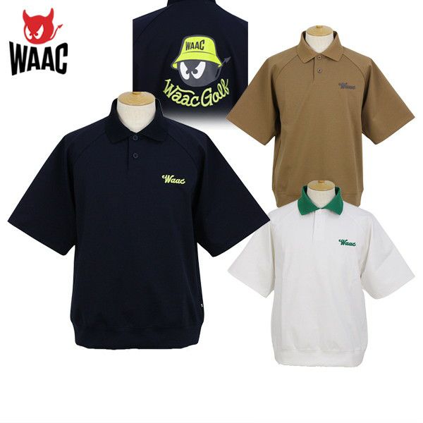 ポロシャツ メンズ ワック WAAC 日本正規品 2024 春夏 新作 ゴルフウェア