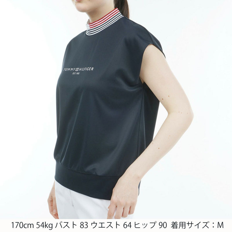 High Neck Shirt Ladies Tommy Hilfiger Golf TOMMY HILFIGER GOLF Japan Genuine 2024 Spring / Summer New Golf wear