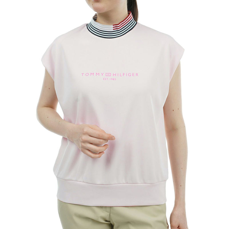 High Neck Shirt Ladies Tommy Hilfiger Golf TOMMY HILFIGER GOLF Japan Genuine 2024 Spring / Summer New Golf wear