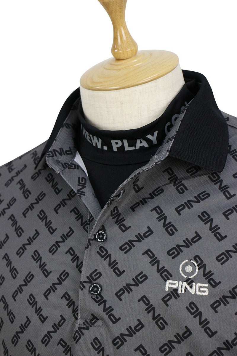 포로 셔츠 및 하이 넥 셔츠 남자 핀 핑 2024 봄 / 여름 새 골프 착용