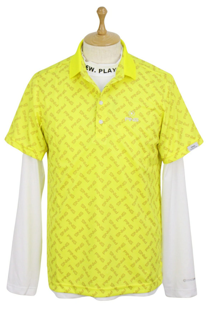 포로 셔츠 및 하이 넥 셔츠 남자 핀 핑 2024 봄 / 여름 새 골프 착용