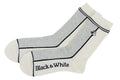 Socks Men's Black & White Black & White 2024 Spring / Summer New Golf