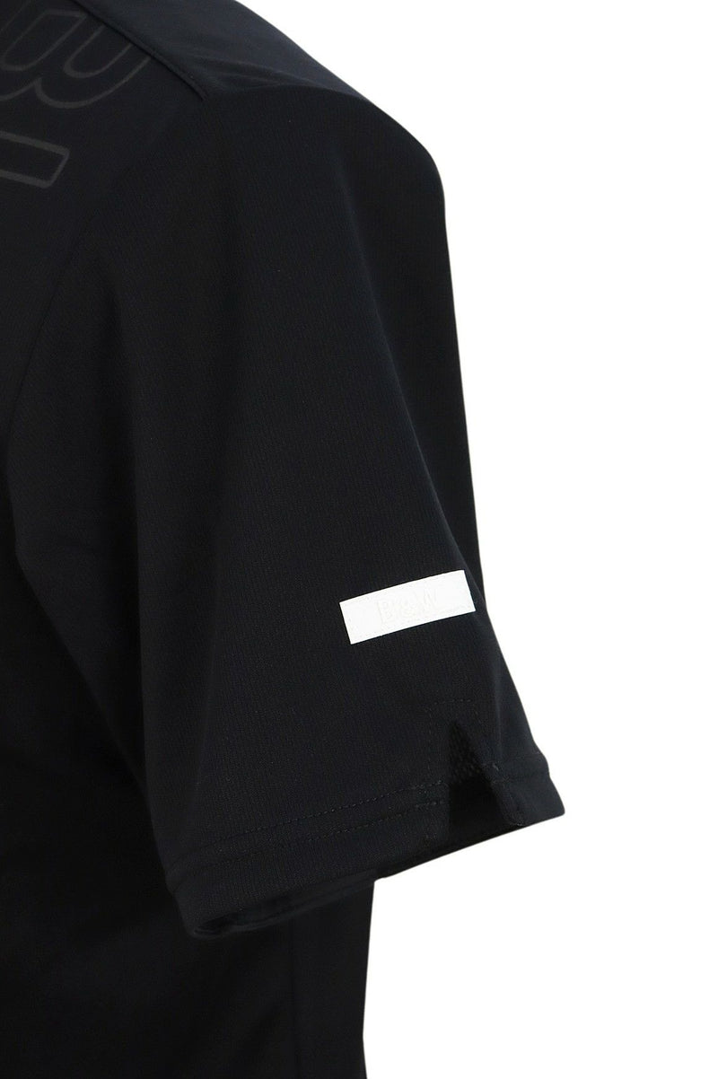 Poro Shirt Men's Black & White White Line Black & White LINE 2024 Spring / Summer New Golf Wear