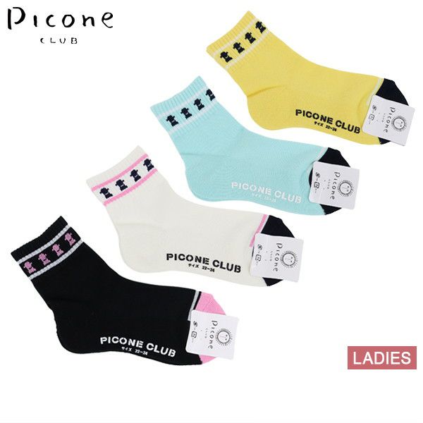 Socks Ladies Piccone Club PICONE CLUB 2024 Spring / Summer New Golf