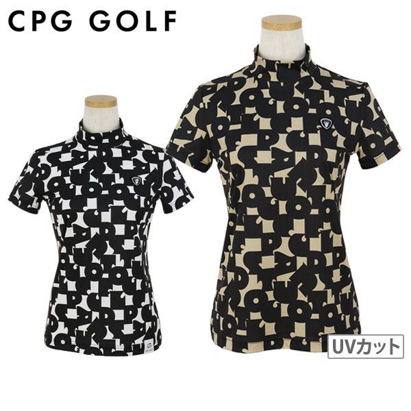 高頸襯衫女士Sea Peage高爾夫CPG高爾夫2024春季 /夏季新高爾夫服裝