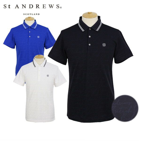 ポロシャツ メンズ セントアンドリュース St ANDREWS 2024 春夏 新作 ゴルフウェア