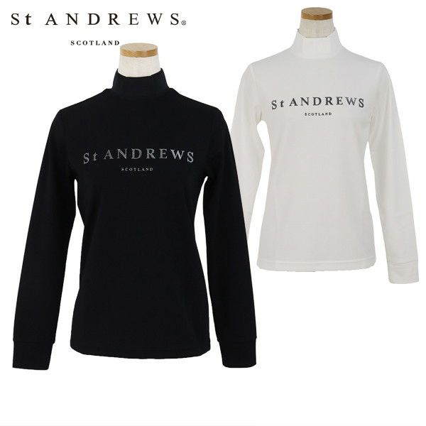 High Neck Shirt Ladies St. and Rui ST Andrews 2024 Spring / Summer New Golf wear