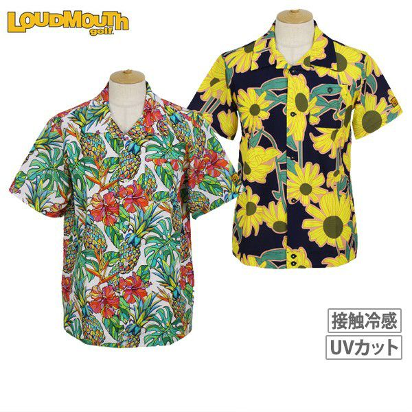 Casual shirt men's loud mouse golf LOUDMOUTH GOLF Japan Genuine 2024 Spring / Summer New Golf Wear