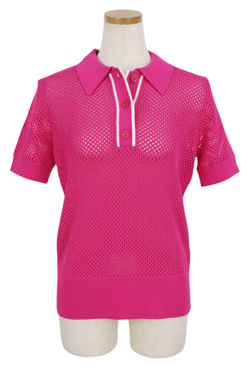 Poro Shirt Ladies J Lindberg J.LINDEBERG Japan Genuine 2024 Spring / Summer New Golf wear