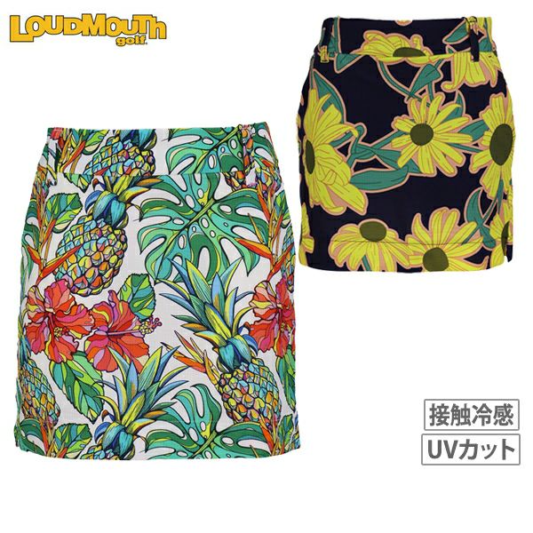 Skirt Ladies Loud Mouth Golf Loudmous GOLF Japan Genuine Japan Standard 2024 Spring / Summer New Golf Wear