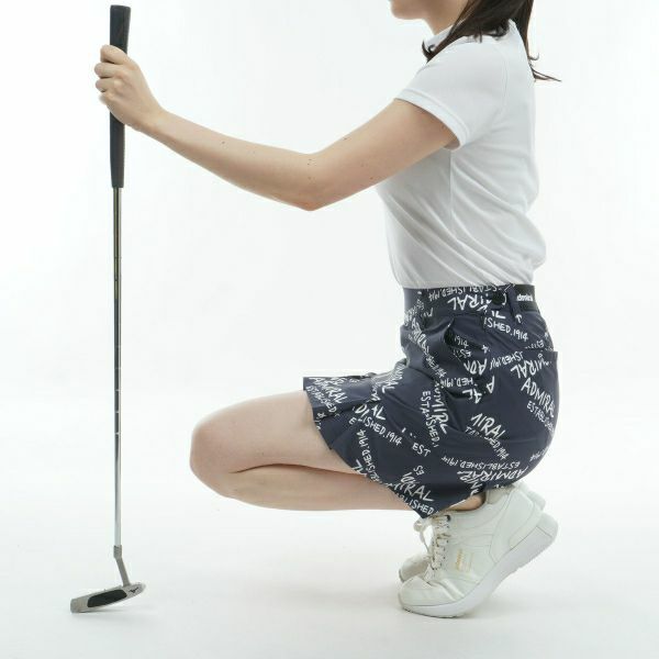 スカート レディース アドミラルゴルフ Admiral Golf 日本正規品 2024 春夏 新作 ゴルフウェア