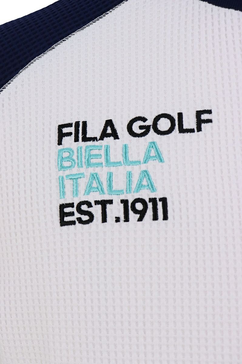 High Neck Shirt Men's Phila Golf FILA GOLF 2024 Spring / Summer New Golf wear