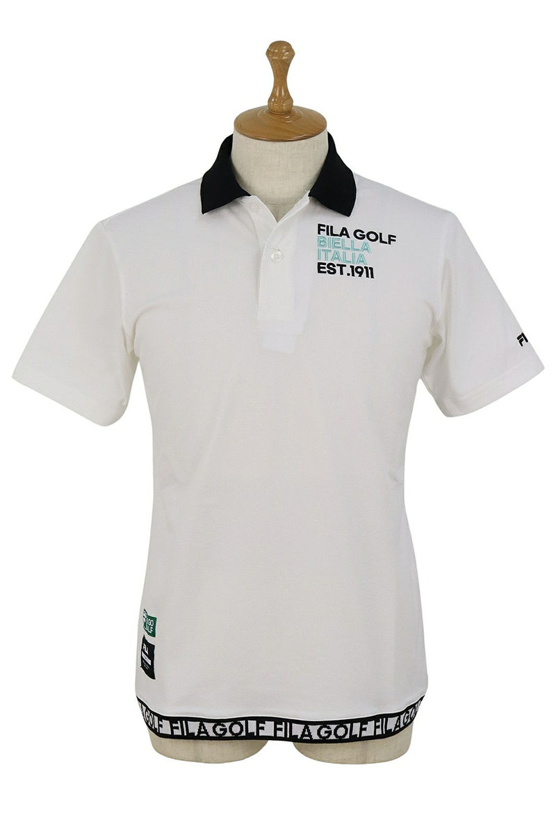 Poro Shirt Men's Philafilagolf FILA GOLF 2024 Spring / Summer New Golf Wear