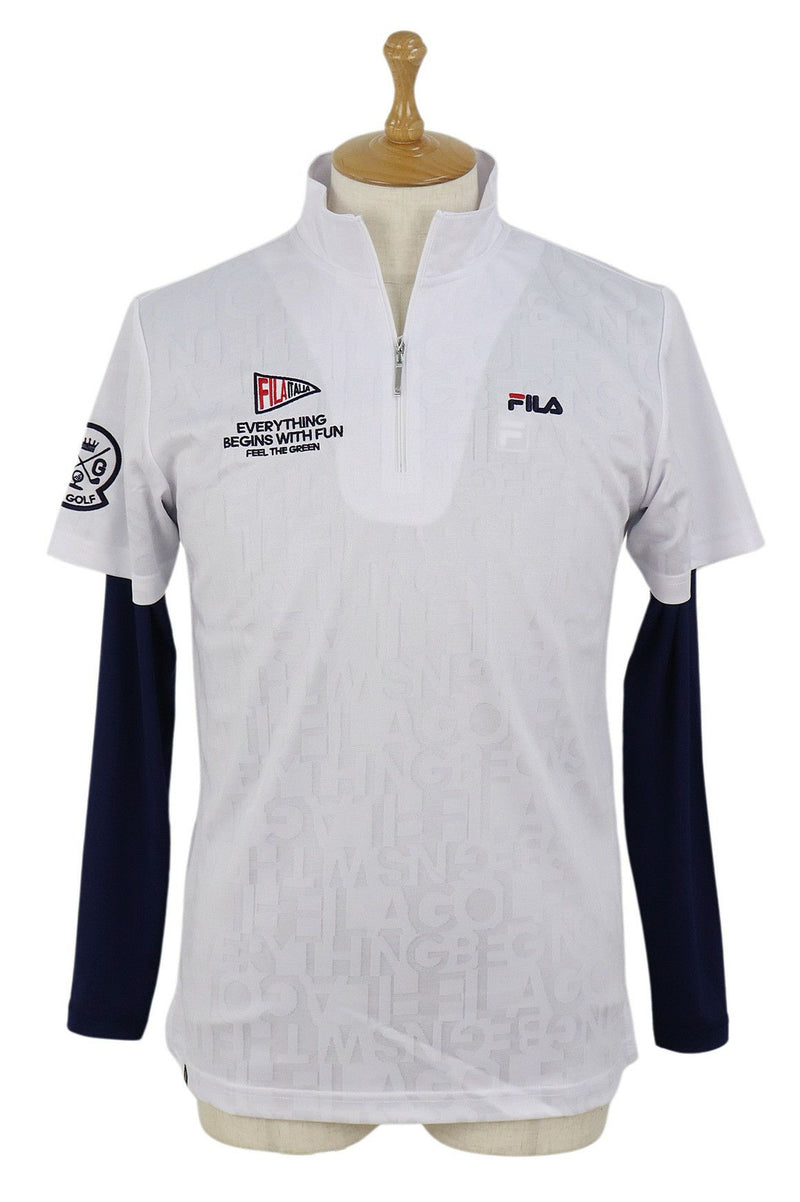 Poro衬衫和内部衬衫男士Philagolf Fila高尔夫2024春季 /夏季新高尔夫服装