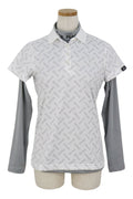Poro shirt & high -neck shirt Ladies pin 2024 Spring / Summer new golf wear