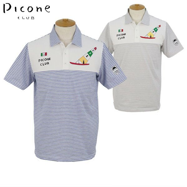 Poro Shirt Men's Piccone Club PICONE CLUB 2024 Spring / Summer New Golf wear