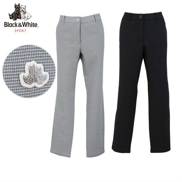 Long Pants Ladies Black & White Black & White 2024 Spring / Summer New Golf Wear