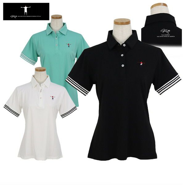 Poro Shirt Ladies Tea Mac T-Mac 2024 Spring / Summer New Golf Wear