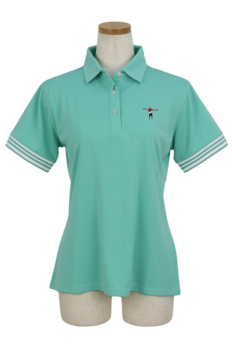 Poro Shirt Ladies Tea Mac T-Mac 2024 Spring / Summer New Golf Wear