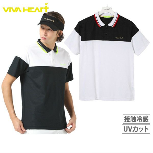 ポロシャツ メンズ ビバハート VIVA HEART 2024 春夏 新作 ゴルフウェア