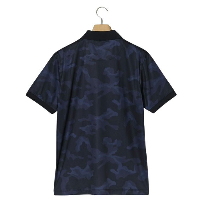 Poro Shirt Men's Losersen Rosasen Men's Poro Shirt Short Sleeve UV Cut Cooling With Chest Pocket Camouflage Pattern Camouflage Print 2024 Spring / Summer New Golf Wear